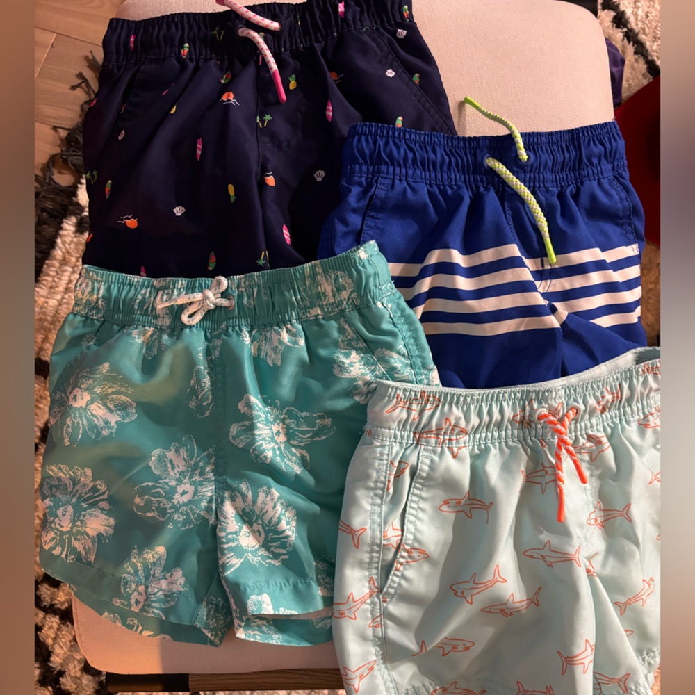 Colorful Swim Shorts Set